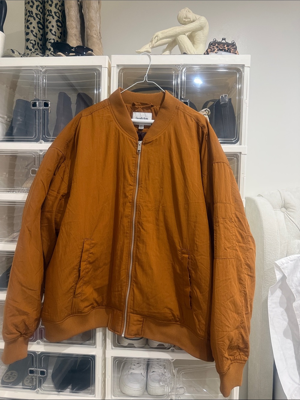 Goodfellow & Co woman’s  Burnt Orange Bomber Jacket